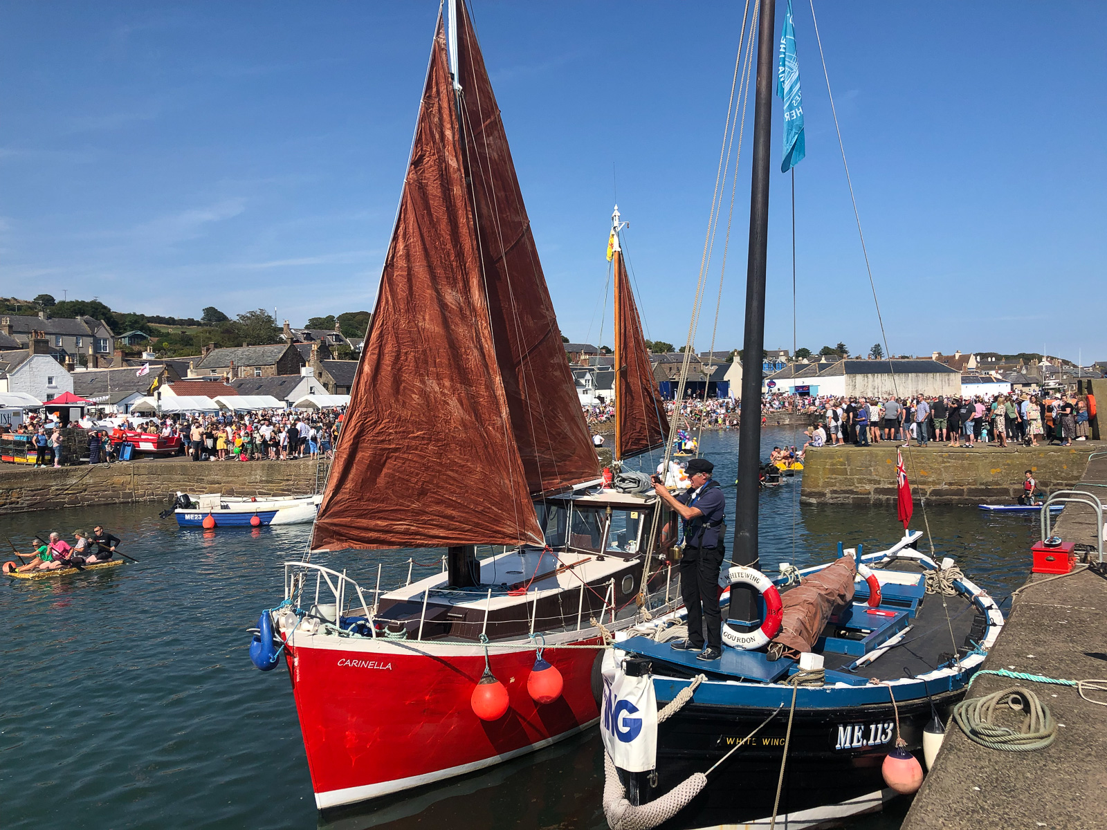 White Wing at the Johnshaven Fish Festival, August 2022